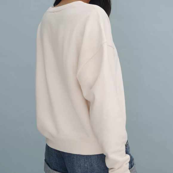 Jordan Nickson x Anthropologie Cheers Graphic Sweatshirt Size S - Picture 3 of 8